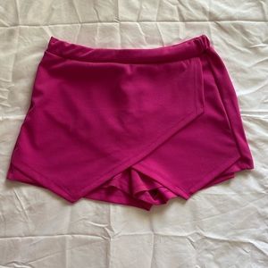 Hot pink skort